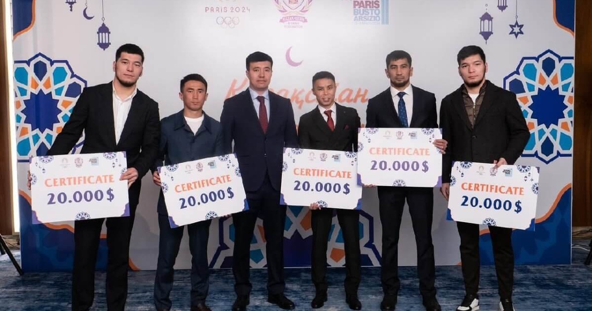 Париж Олимпиадасында алтын алған қазақ боксшыларына Бокс федерациясы $220 000 сыйақы береді